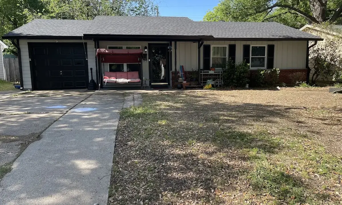 Asphalt Shingle Roof Repair crew at work on a residential roof in Cartersville